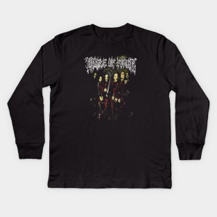 Cradle of Filth 2009 Vintage Tour Kids Long Sleeve T-Shirt